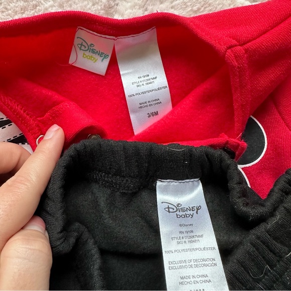 Disney | Mickey Mouse Fleece Two-piece Jacket & Pants Set | 3-6 Months - Picture 11 of 11